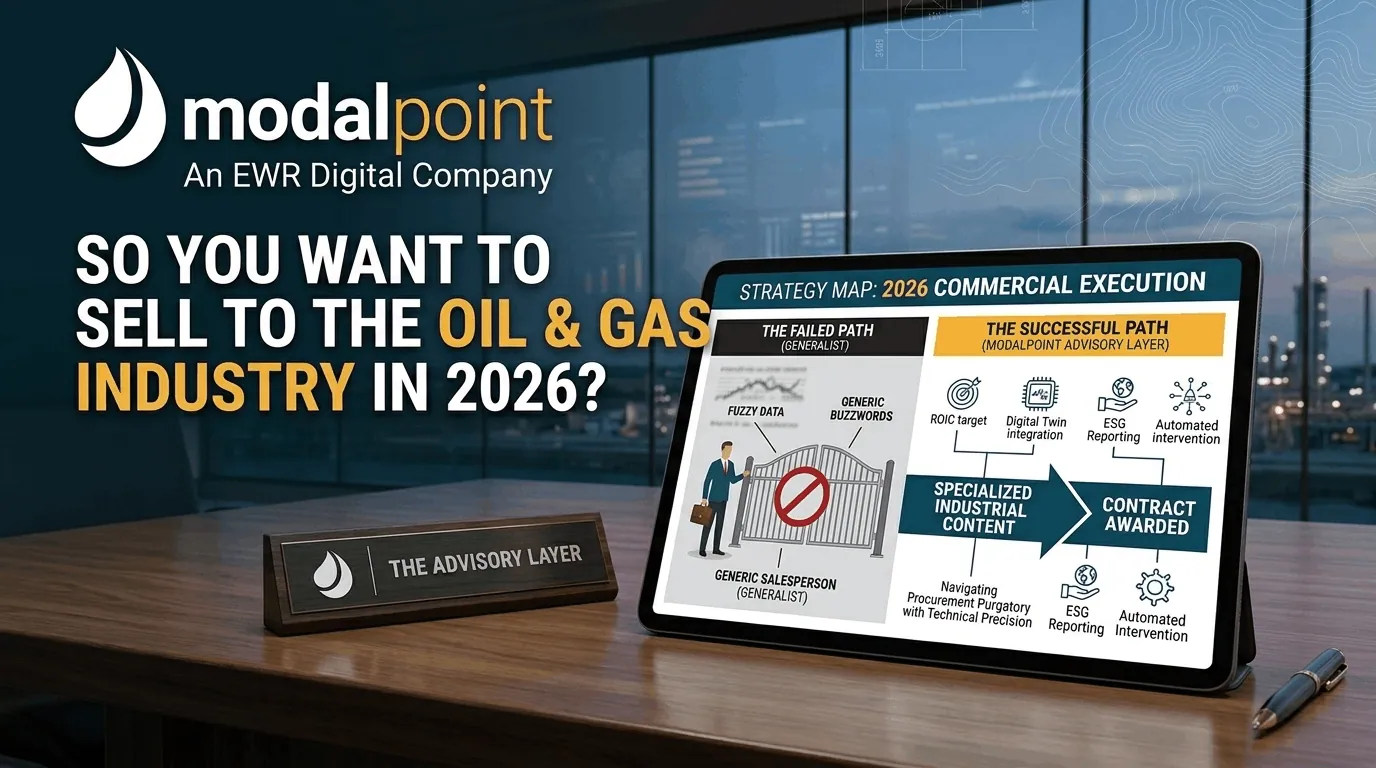 A tablet on an executive desk showing a commercial execution strategy for the 2026 energy market.