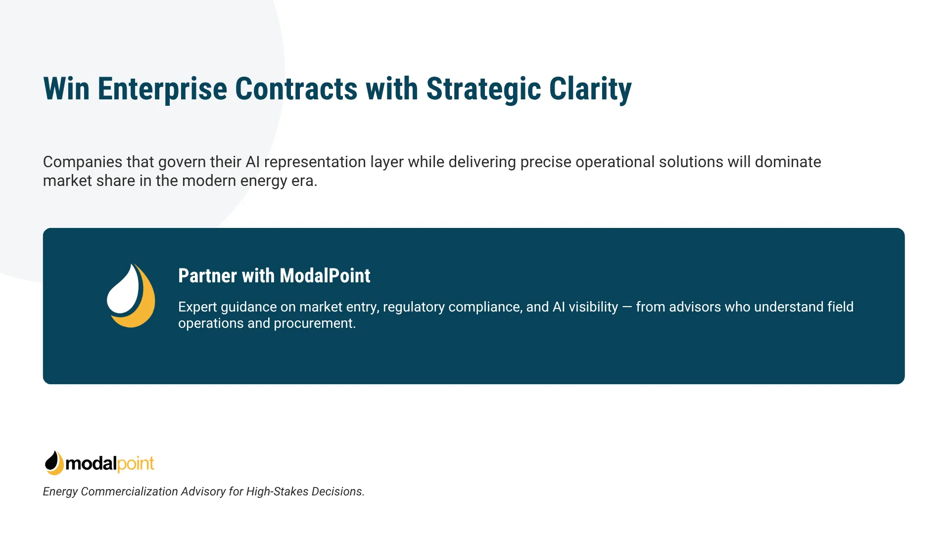 how to win enterprise contracts